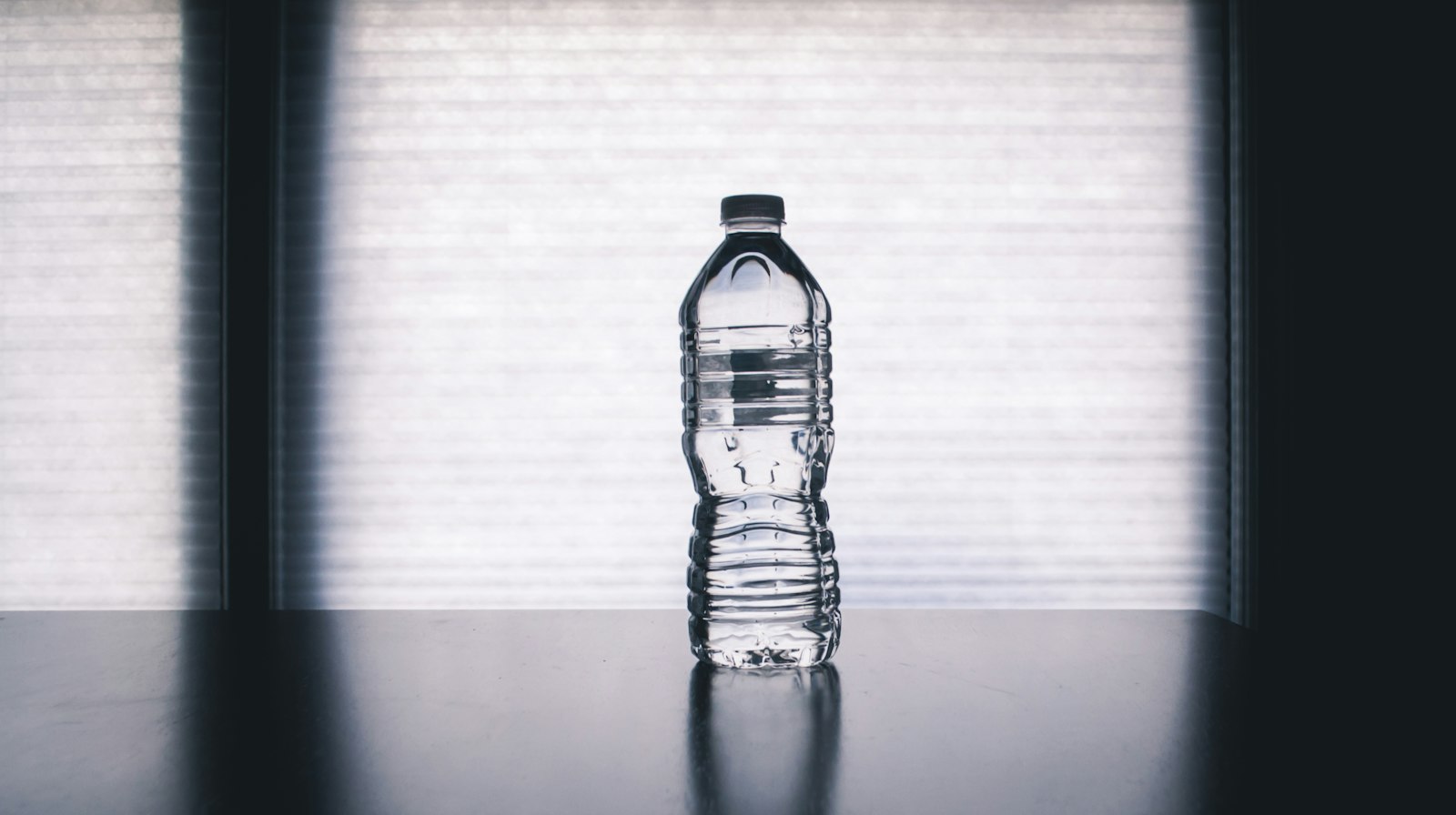 Glasses of clear water